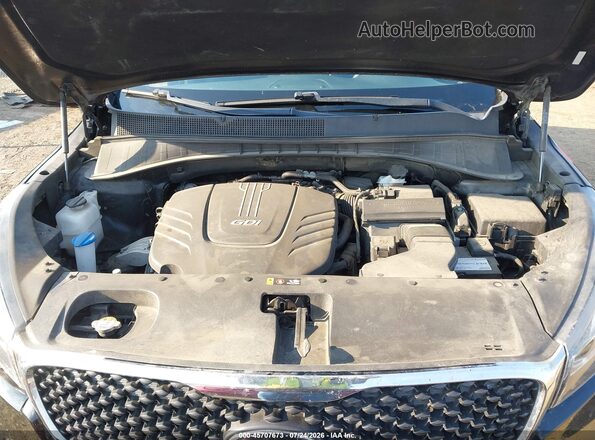 5XYPGDA52HG333401 2017 KIA SORENTO Black Widok z tyłu