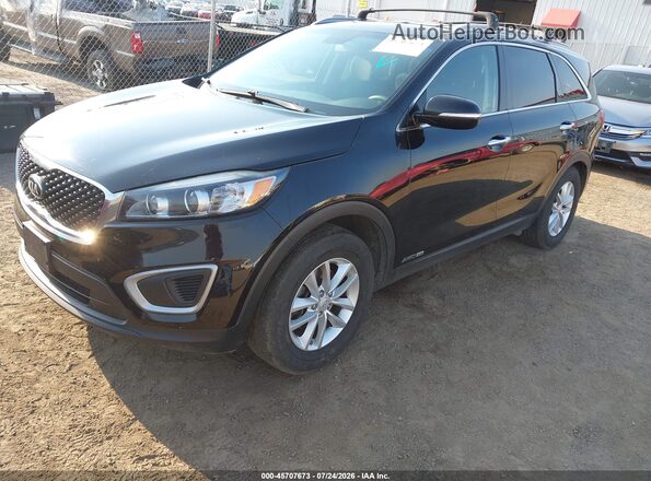 5XYPGDA52HG333401 2017 KIA SORENTO Black Przód lewy