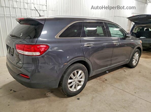 5XYPGDA52JG417238 2018 KIA SORENTO Серый Задняя правая четверть