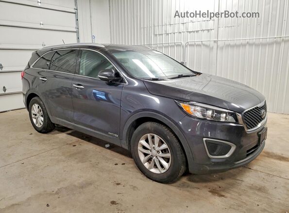 5XYPGDA52JG417238 2018 KIA SORENTO Серый Передняя правая четверть