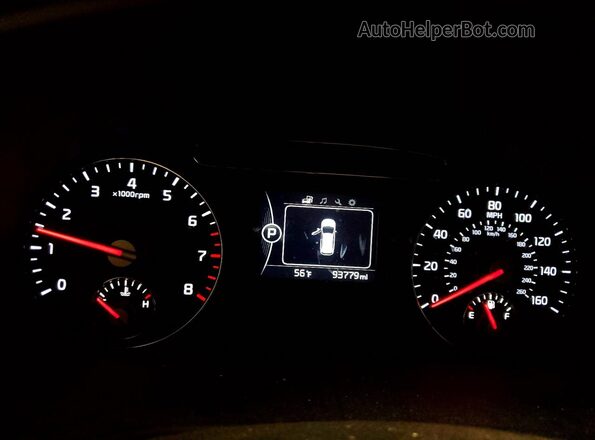 5XYPGDA52JG417238 2018 KIA SORENTO Серый Вид щитка приборов