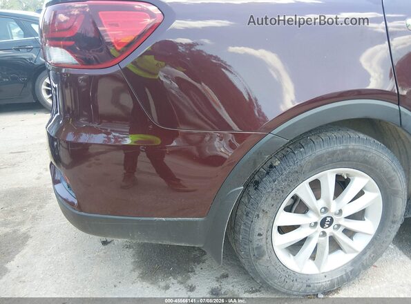 5XYPGDA52KG526266 2019 KIA SORENTO Burgundy 