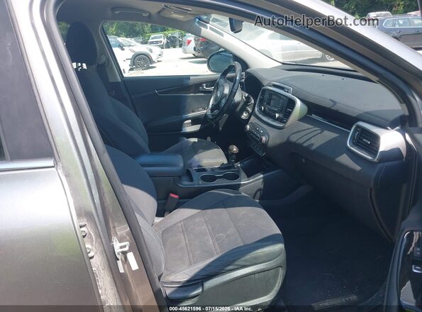 5XYPGDA53GG130564 2016 KIA SORENTO Gray Widok wnętrza z przodu