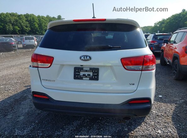 5XYPGDA53GG180509 2016 KIA SORENTO Белый 