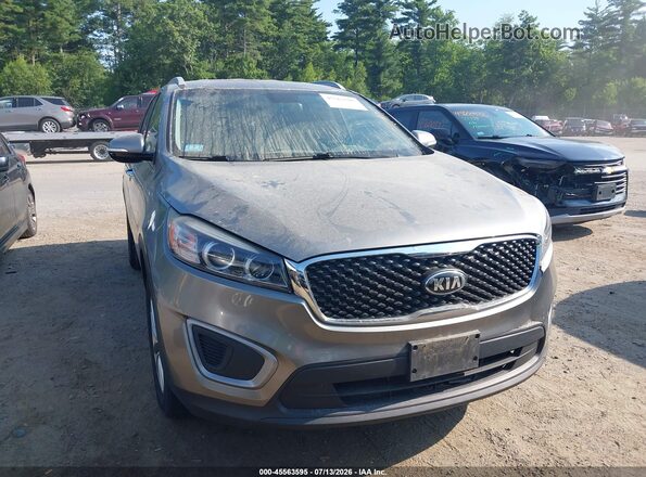 5XYPGDA53HG197327 2017 KIA SORENTO Gray Vista frontal