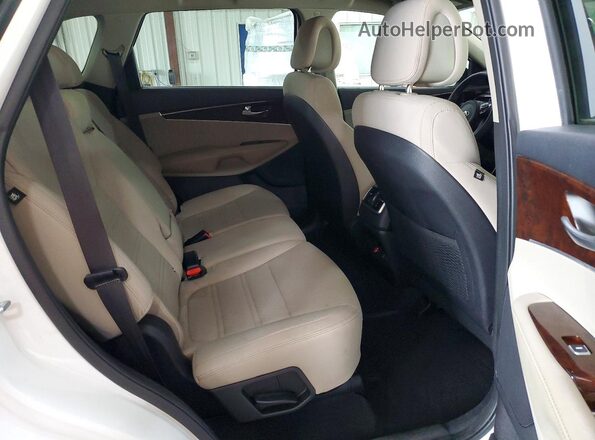 5XYPGDA54GG034510 2016 KIA SORENTO White Rear interior view