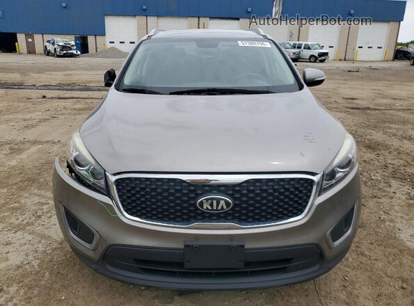 5XYPGDA54HG191861 2017 KIA SORENTO Silver Вид спереду
