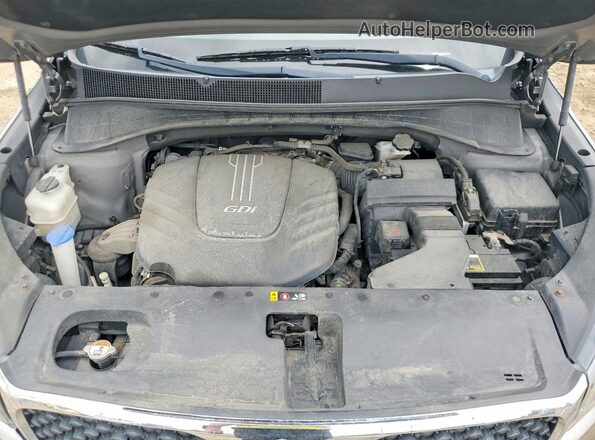 5XYPGDA54HG191861 2017 KIA SORENTO Silver Вид підкапотного простору