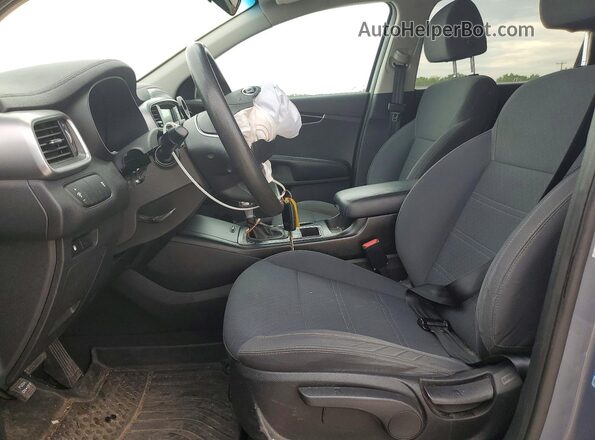5XYPGDA54LG618142 2020 KIA SORENTO Серый Вид салона спереди