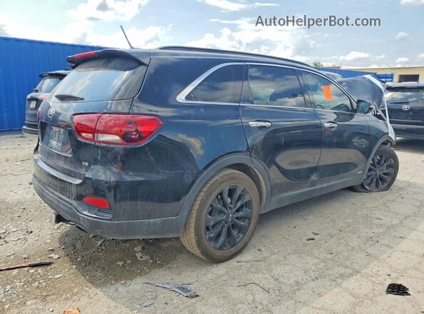 5XYPGDA54LG691396 2020 KIA SORENTO Черный Задняя правая четверть
