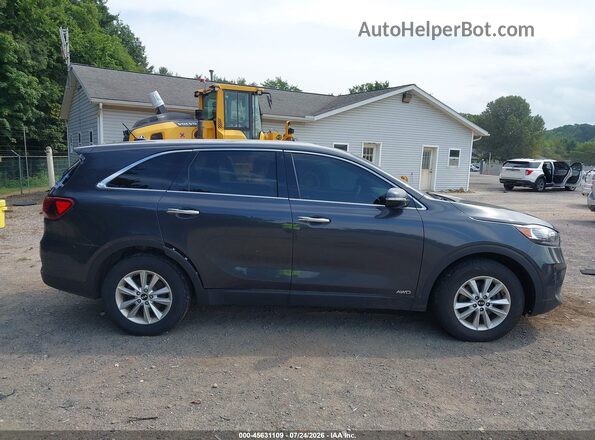5XYPGDA55KG488757 2019 KIA SORENTO Gray Սալոնի հետևի տեսք