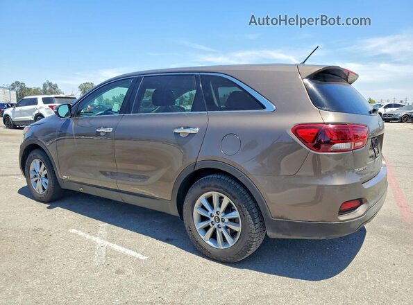5XYPGDA55LG620286 2020 KIA SORENTO Brown Հետևի ձախ