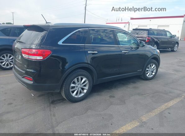 5XYPGDA56GG132230 2016 KIA SORENTO Черный Задняя правая четверть