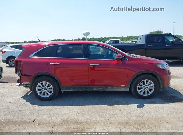 5XYPGDA56KG487939 2019 KIA SORENTO Maroon Панорамний вид салону 360°