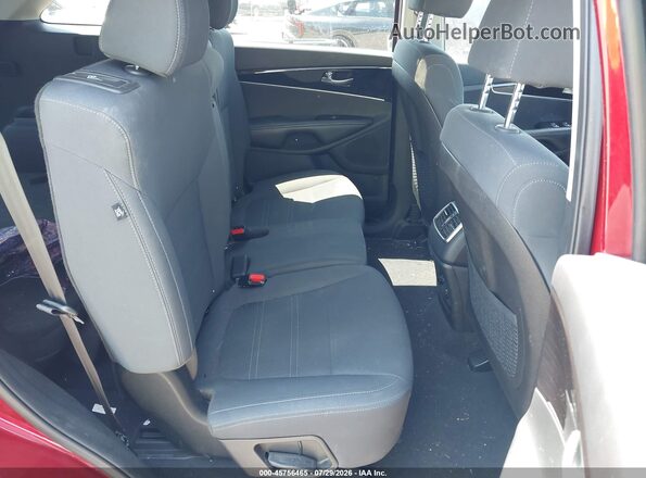 5XYPGDA56KG487939 2019 KIA SORENTO Maroon Вид наклейки з VIN-кодом