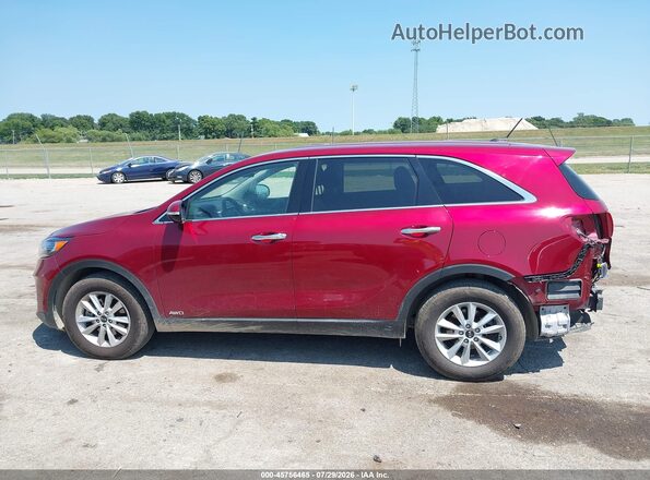 5XYPGDA56KG487939 2019 KIA SORENTO Maroon 
