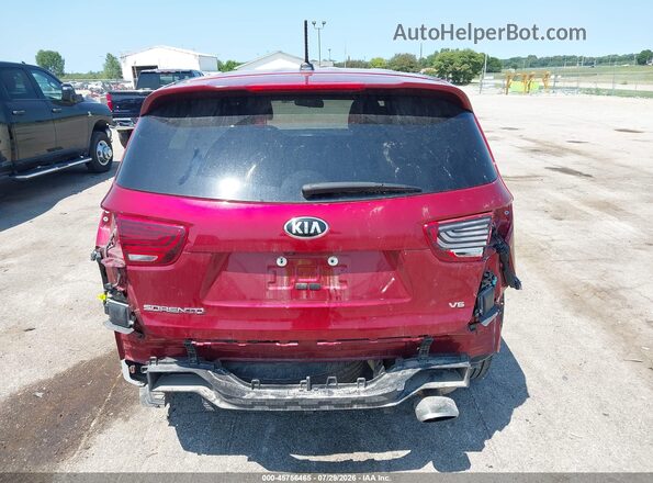 5XYPGDA56KG487939 2019 KIA SORENTO Maroon 