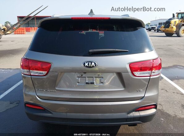 5XYPGDA57GG172087 2016 KIA SORENTO Gray 