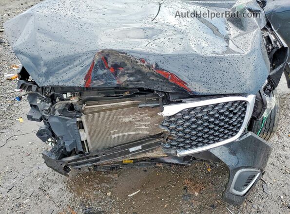 5XYPGDA57HG292487 2017 KIA SORENTO Black Widok komory silnika