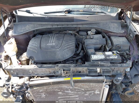 5XYPGDA57JG407773 2018 KIA SORENTO Burgundy Vista trasera