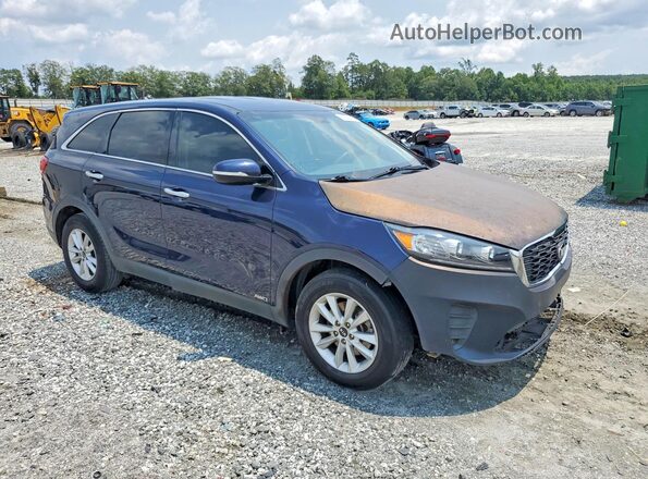 5XYPGDA57LG614635 2020 KIA SORENTO Blue Front right