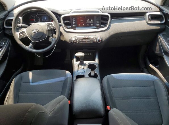 5XYPGDA57LG614635 2020 KIA SORENTO Blue Dashboard view
