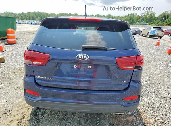 5XYPGDA57LG614635 2020 KIA SORENTO Blue Rear view