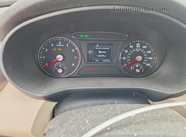 5XYPGDA59GG003575 2016 KIA SORENTO Черный Вид щитка приборов