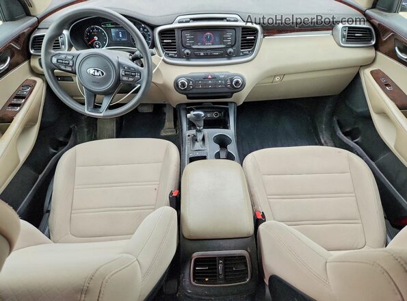 5XYPGDA59GG003575 2016 KIA SORENTO Черный Вид панели приборов