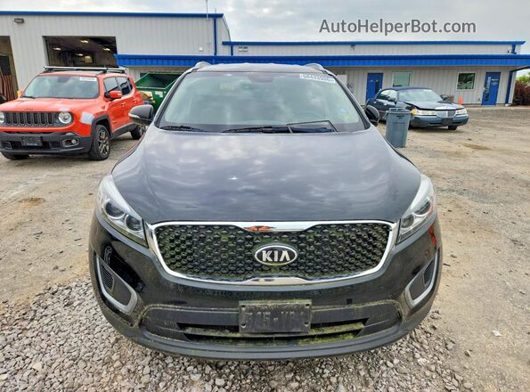 5XYPGDA59GG003575 2016 KIA SORENTO Черный Вид спереди