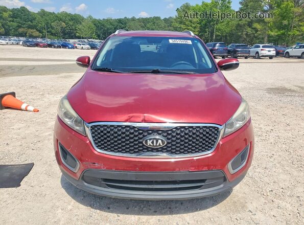 5XYPGDA59GG131315 2016 KIA SORENTO Red წინა ხედი