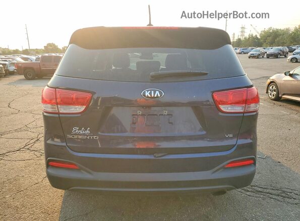 5XYPGDA59GG160636 2016 KIA SORENTO Синий Вид сзади