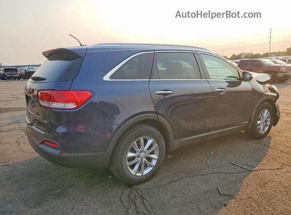 5XYPGDA59GG160636 2016 KIA SORENTO Синий Задняя правая четверть