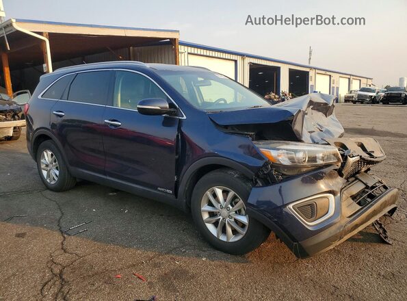 5XYPGDA59GG160636 2016 KIA SORENTO Синий Передняя правая четверть