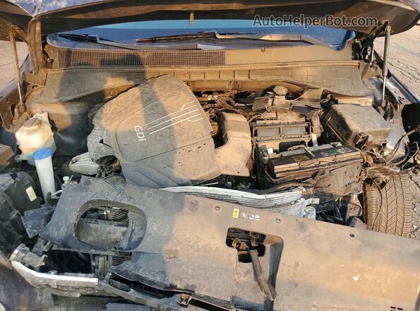 5XYPGDA59GG160636 2016 KIA SORENTO Синий Вид подкапотного пространства