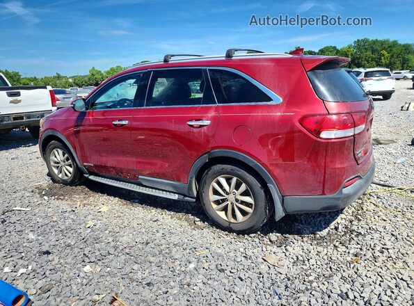 5XYPGDA59JG382407 2018 KIA SORENTO Red უკანა მარცხენა