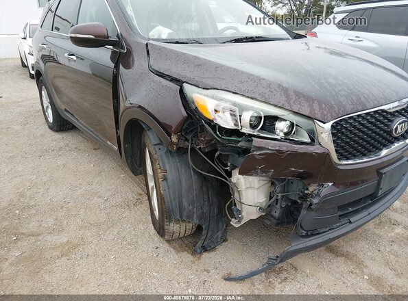 5XYPGDA5XGG049402 2016 KIA SORENTO Burgundy Вид спереду