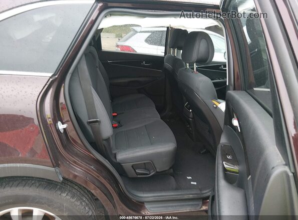 5XYPGDA5XGG049402 2016 KIA SORENTO Burgundy Вид наклейки з VIN-кодом