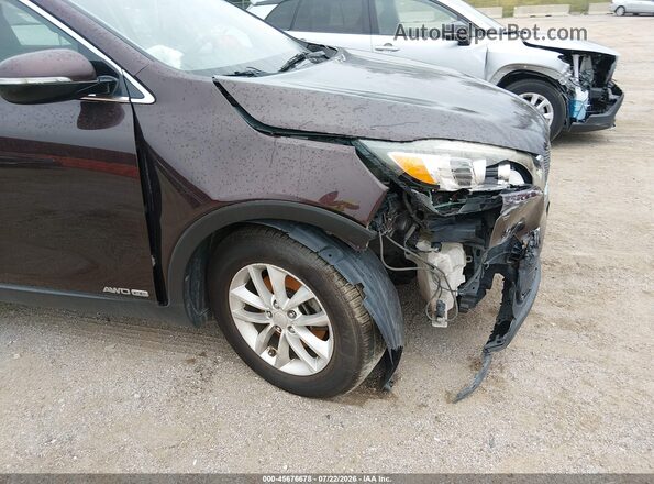 5XYPGDA5XGG049402 2016 KIA SORENTO Burgundy 