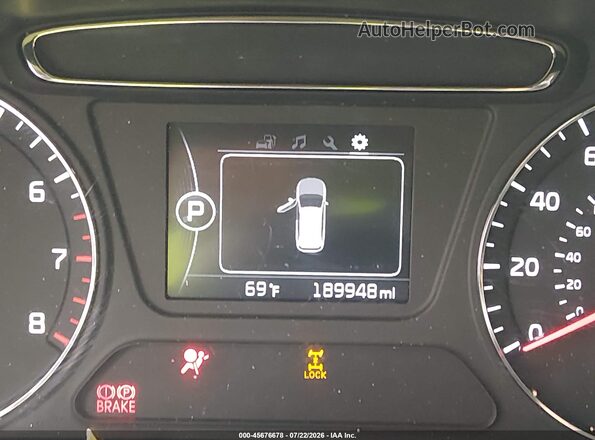 5XYPGDA5XGG049402 2016 KIA SORENTO Burgundy 