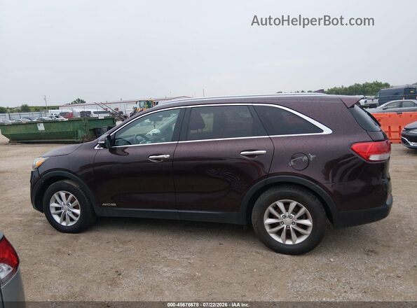 5XYPGDA5XGG049402 2016 KIA SORENTO Burgundy Панорамний вид салону 360°