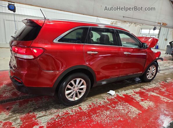 5XYPGDA5XGG131291 2016 KIA SORENTO Red Задня права чверть
