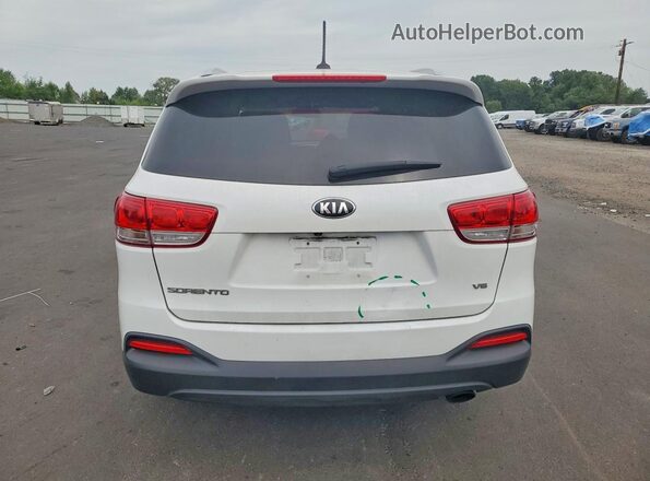 5XYPGDA5XGG135471 2016 KIA SORENTO White Вид ззаду