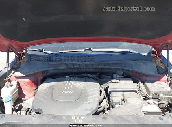 5XYPGDA5XGG177199 2016 KIA SORENTO Burgundy Widok z tyłu