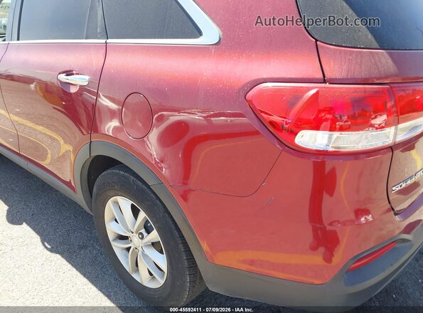 5XYPGDA5XGG177199 2016 KIA SORENTO Burgundy 
