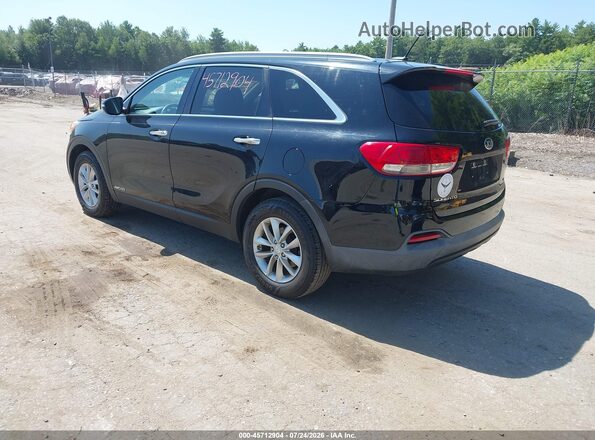 5XYPGDA5XHG204824 2017 KIA SORENTO Black Հետևի ձախ