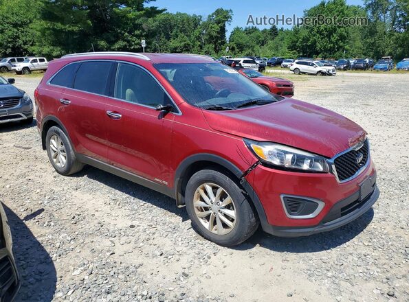 5XYPGDA5XHG313008 2017 KIA SORENTO Red Przód prawy