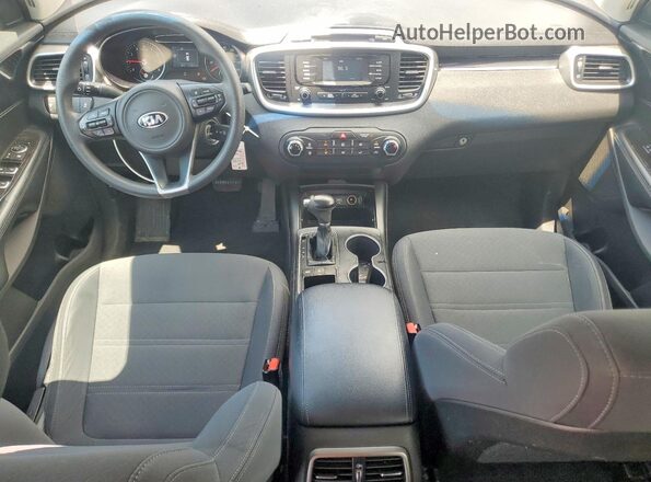 5XYPGDA5XJG414426 2018 KIA SORENTO Maroon Dashboard view