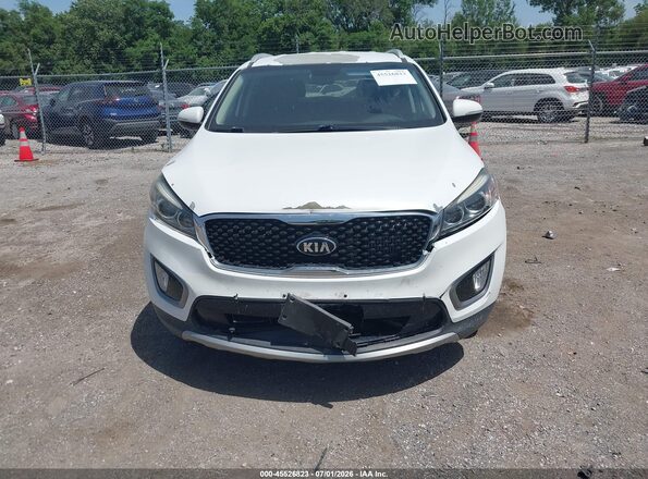 5XYPH4A10GG013664 2016 KIA SORENTO White Front view