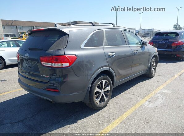 5XYPH4A10GG126286 2016 KIA SORENTO Black უკანა მარჯვენა